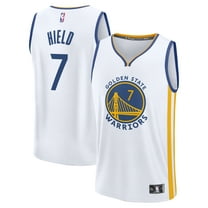 Men's Fanatics Buddy Hield White Golden State Warriors Fast Break Replica Player Jersey - Association Edition
