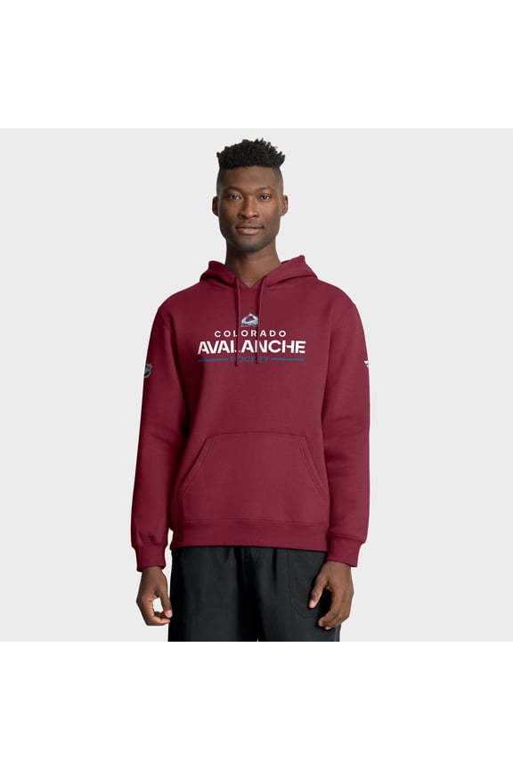 Men's Fanatics Burgundy Colorado Avalanche Authentic Pro Primary Hoodie