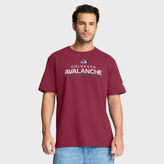 Men's Fanatics Burgundy Colorado Avalanche Authentic Pro Primary T-Shirt