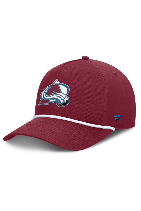 Men's Fanatics Burgundy Colorado Avalanche Authentic Pro Rink Roper A-Frame Adjustable Hat