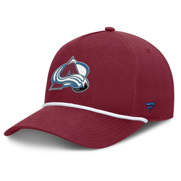 Men's Fanatics Burgundy Colorado Avalanche Authentic Pro Rink Roper A-Frame Adjustable Hat