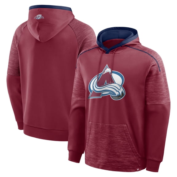Men's Fanatics Burgundy Colorado Avalanche Goaltender Defender Pullover Hoodie