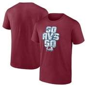 Mens Fanatics Burgundy Colorado Avalanche Local T-Shirt