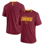 Mens Fanatics Burgundy Washington Commanders Defender Fade Slant T-Shirt