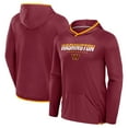 thumbnail image 1 of Men's Fanatics Burgundy Washington Commanders Transitional Defender Hoodie Long Sleeve T-Shirt, 1 of 3