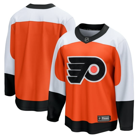 Men's Fanatics Burnt Orange Philadelphia Flyers Home Breakaway Jersey