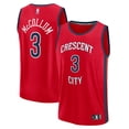 thumbnail image 1 of Men's Fanatics CJ McCollum Red New Orleans Pelicans Fast Break Replica Player Jersey - Statement Edition, 1 of 3