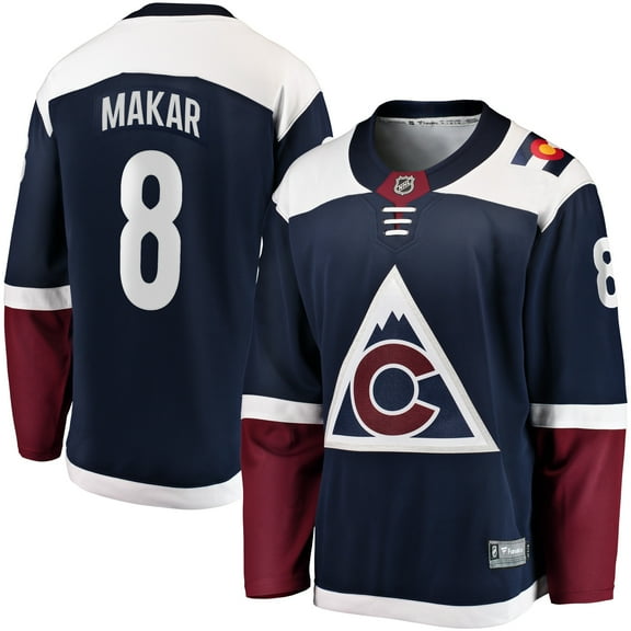 Men's Fanatics Cale Makar Navy Colorado Avalanche  Breakaway Jersey