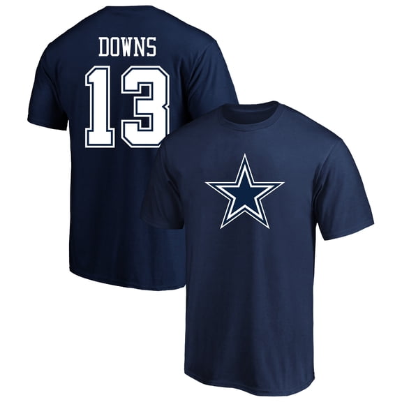 Men's Fanatics Caleb Downs Navy Dallas Cowboys Big & Tall Player Name & Number T-Shirt