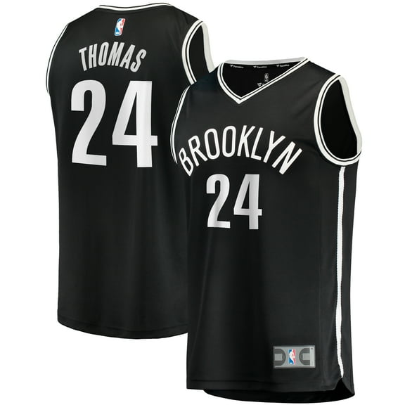 Men's Fanatics Cam Thomas Black Brooklyn Nets Big & Tall Fast Break Player Jersey - Icon Edition