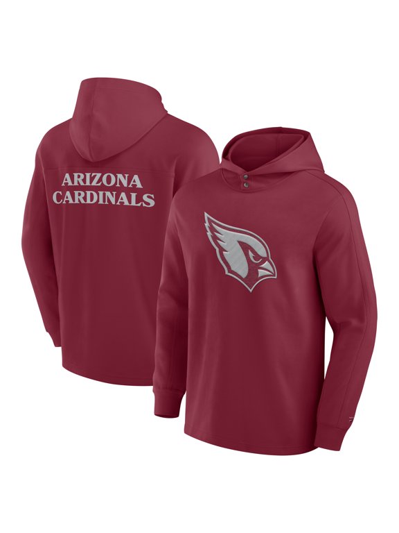Men's Fanatics Cardinal Arizona Cardinals Elements Blaze Tri-Blend Long Sleeve Hoodie T-Shirt