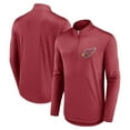 thumbnail image 1 of Men's Fanatics Cardinal Arizona Cardinals Quarterback Quarter-Zip Top, 1 of 3