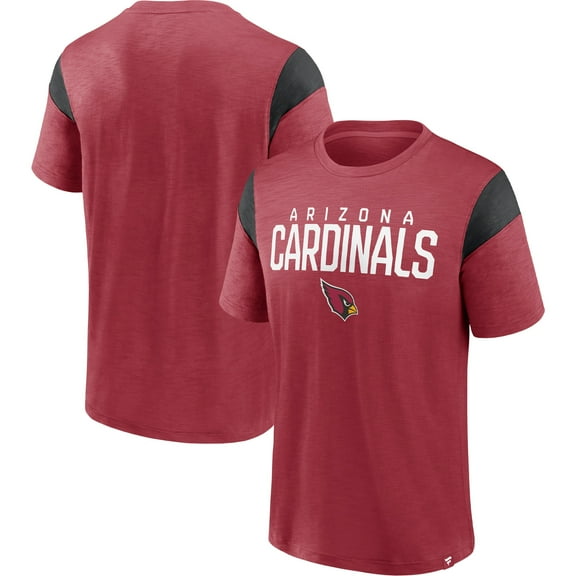 Men's Fanatics Cardinal/Black Arizona Cardinals Home Stretch Team T-Shirt