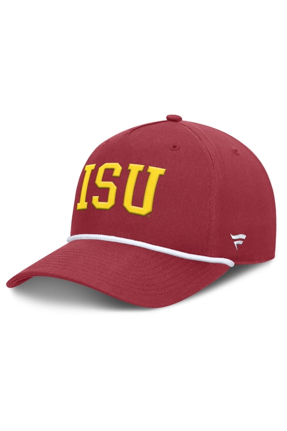 Men's Fanatics Cardinal Iowa State Cyclones Foul Ball Rope Adjustable Hat