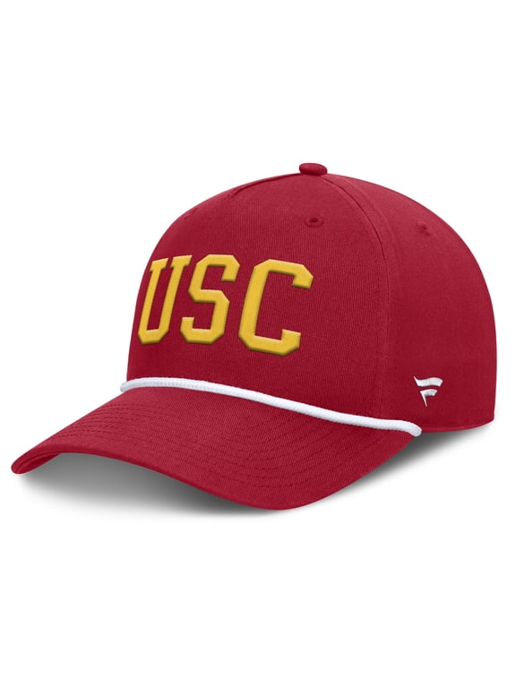 Men's Fanatics Cardinal USC Trojans Foul Ball Rope Adjustable Hat