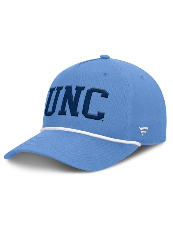 Men's Fanatics Carolina Blue North Carolina Tar Heels Foul Ball Rope Adjustable Hat