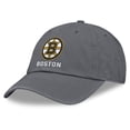 thumbnail image 1 of Men's Fanatics Charcoal Boston Bruins Washed Adjustable Hat, 1 of 4