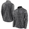 thumbnail image 1 of Men's Fanatics Charcoal Colorado Rockies Getting Faster Space-Dye Quarter-Zip Top, 1 of 3