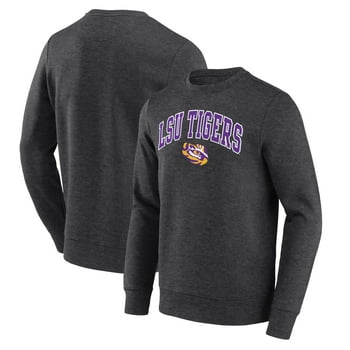 Men's Fanatics Charcoal LSU Tigers Core Long Sleeve T-Shirt