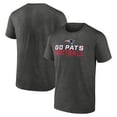 thumbnail image 1 of Men's Fanatics Charcoal New England Patriots Component T-Shirt, 1 of 3