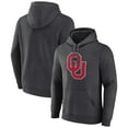 thumbnail image 1 of Men's Fanatics  Charcoal Oklahoma Sooners Primary Logo Pullover Hoodie, 1 of 3