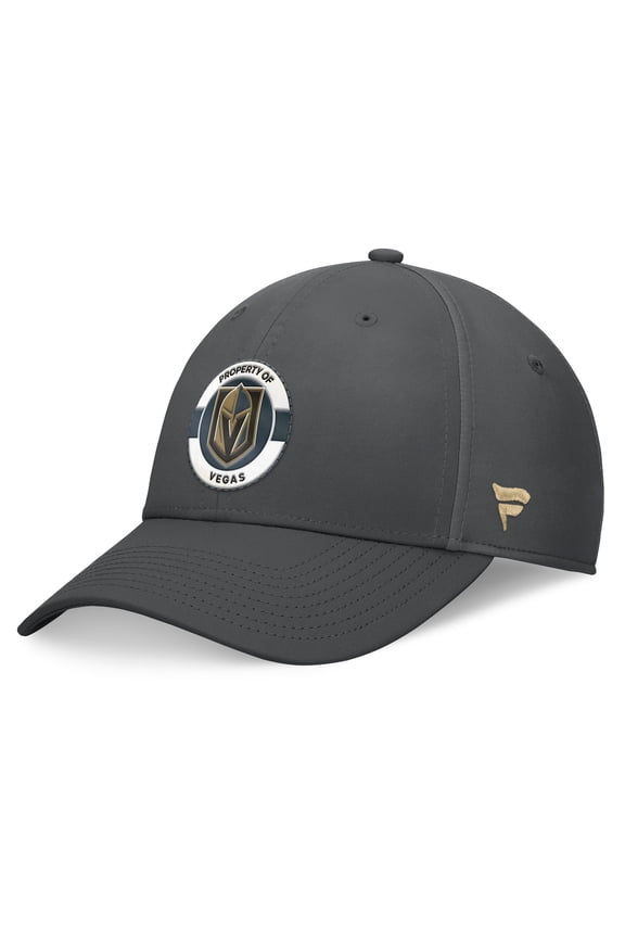 Men's Fanatics Charcoal Vegas Golden Knights Authentic Pro Training Camp Flex Hat