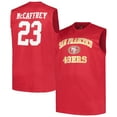 thumbnail image 1 of Men's Fanatics Christian McCaffrey Scarlet San Francisco 49ers Big & Tall Muscle Tank Top, 1 of 3