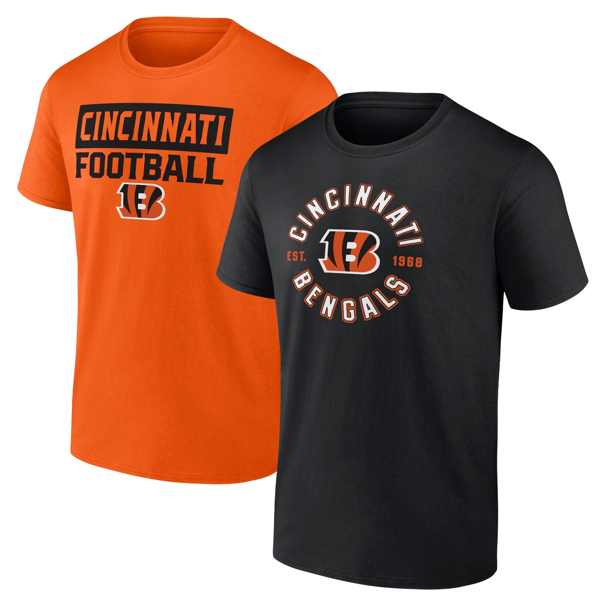 Men's Fanatics Cincinnati Bengals Serve T-Shirt Combo Pack - Walmart.com