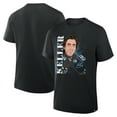 thumbnail image 1 of Men's Fanatics Clayton Keller Black Utah Mammoth Caricature Player T-Shirt, 1 of 3