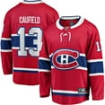 thumbnail image 1 of Men's Fanatics Cole Caufield Red Montreal Canadiens Home Premier Breakaway Player Jersey, 1 of 3