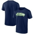 thumbnail image 1 of Men's Fanatics College Navy Seattle Seahawks Chrome Dimension T-Shirt, 1 of 3