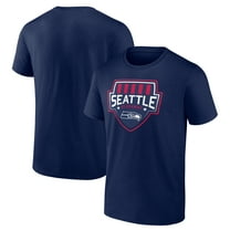 Men's Fanatics College Navy Seattle Seahawks Power Shield T-Shirt