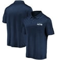 thumbnail image 1 of Men's Fanatics College Navy Seattle Seahawks Striated Primary Logo Polo, 1 of 3
