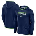 thumbnail image 1 of Men's Fanatics College Navy Seattle Seahawks Transitional Defender Hoodie Long Sleeve T-Shirt, 1 of 3