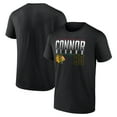 thumbnail image 1 of Men's Fanatics Connor Bedard Black Chicago Blackhawks Name & Number T-Shirt, 1 of 3