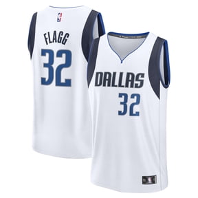 Men's Fanatics Cooper Flagg White Dallas Mavericks 2025 NBA Draft First Round Pick Fast Break Replica Jersey -