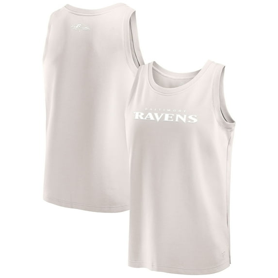 Men's Fanatics Cream Baltimore Ravens Elements Tank Top