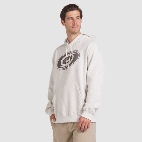 Men's Fanatics Cream Carolina Hurricanes Made in Canada Pullover Hoodie