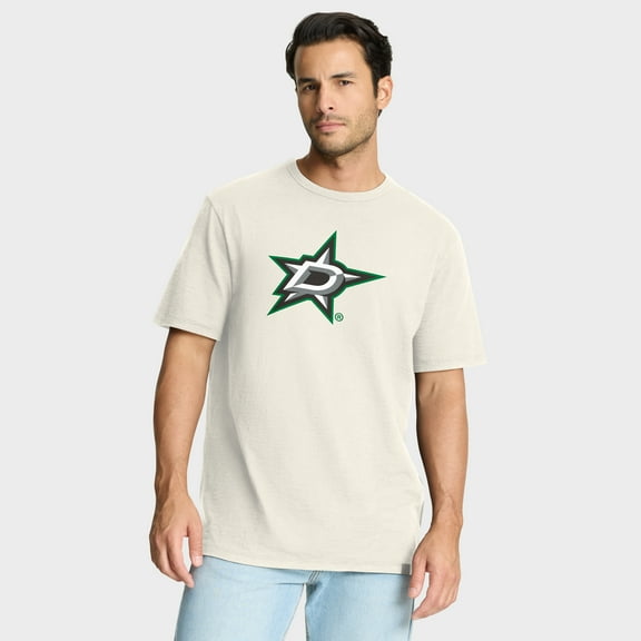 Men's Fanatics Cream Dallas Stars Stadium Slub T-Shirt