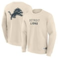 thumbnail image 1 of Men's Fanatics Cream Detroit Lions Elements Future Ground Lettering Pullover Sweatshirt, 1 of 3