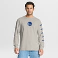 thumbnail image 1 of Men's Fanatics Cream Golden State Warriors Crossover Collection Ball Screen Action Premium Long Sleeve T-Shirt, 1 of 5