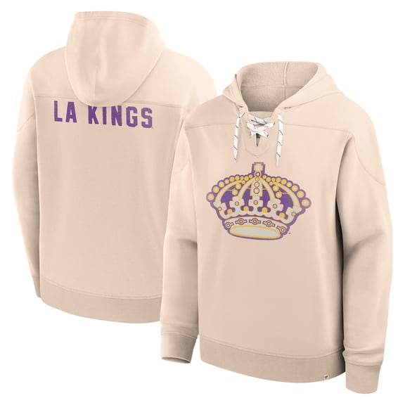 Men's Fanatics Cream Los Angeles Kings Vintage Hoodie