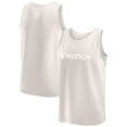 thumbnail image 1 of Men's Fanatics Cream Minnesota Vikings Elements Tank Top, 1 of 3