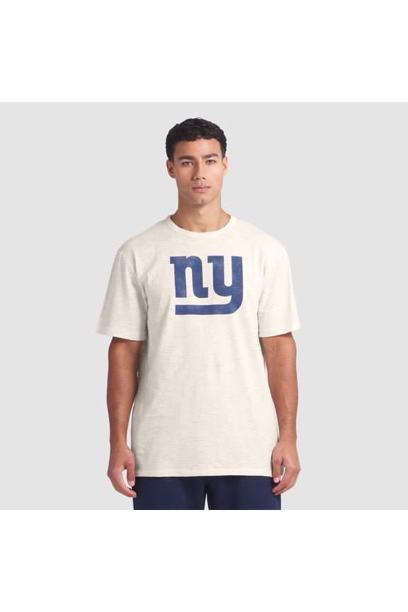 Men's Fanatics Cream New York Giants Slub T-Shirt