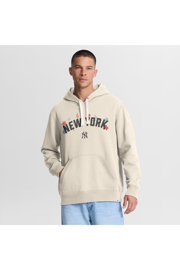 Men's Fanatics Cream New York Yankees Bloom Hoodie