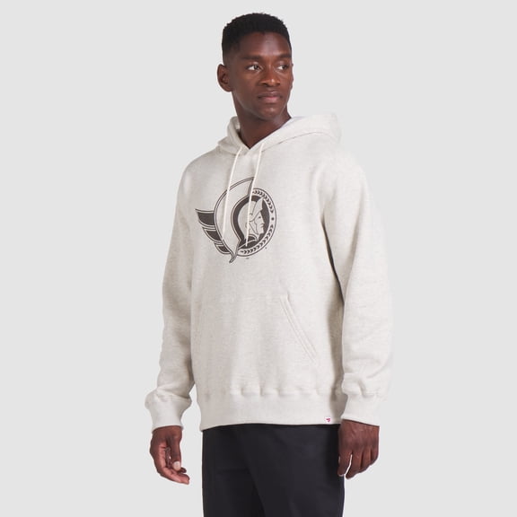 Men's Fanatics Cream Ottawa Senators Made in Canada Pullover Hoodie