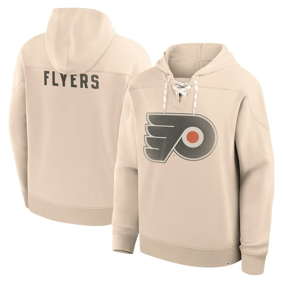 Men's Fanatics Cream Philadelphia Flyers Vintage Hoodie