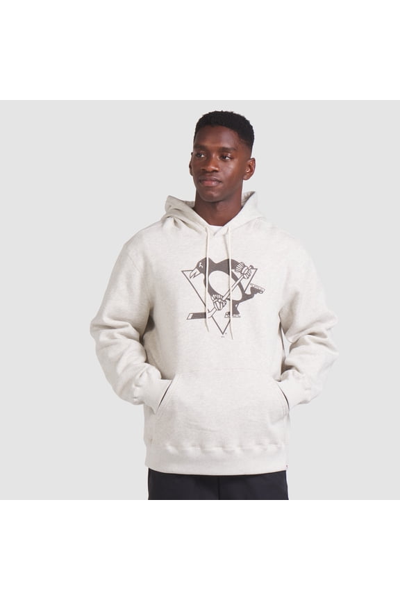 Men's Fanatics Cream Pittsburgh Penguins Made in Canada Pullover Hoodie