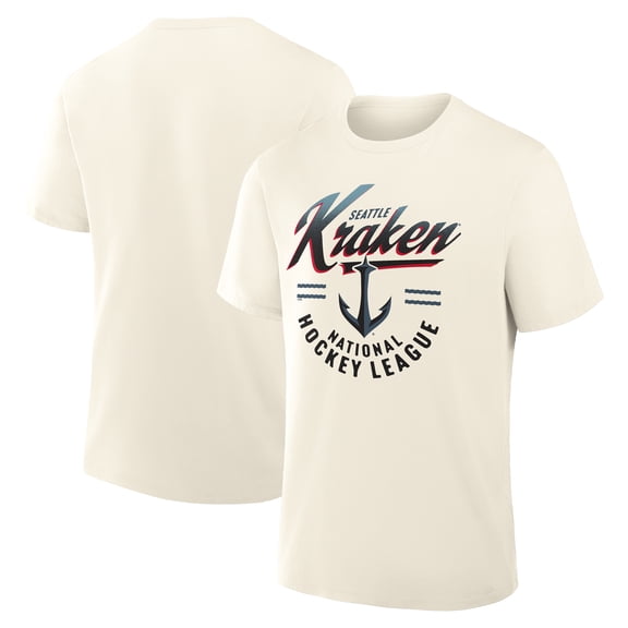 Men's Fanatics Cream Seattle Kraken Legacy T-Shirt
