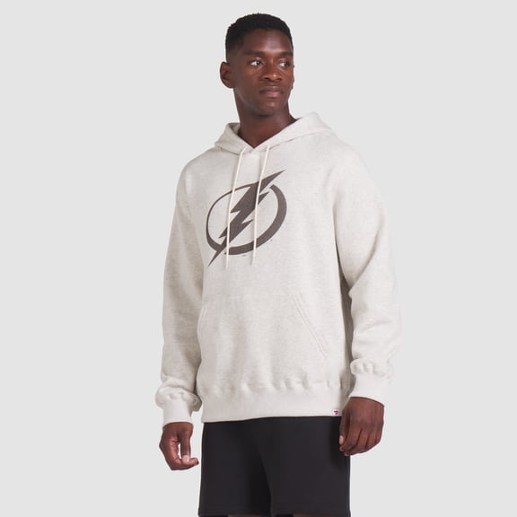 Men's Fanatics Cream Tampa Bay Lightning Made in Canada Pullover Hoodie